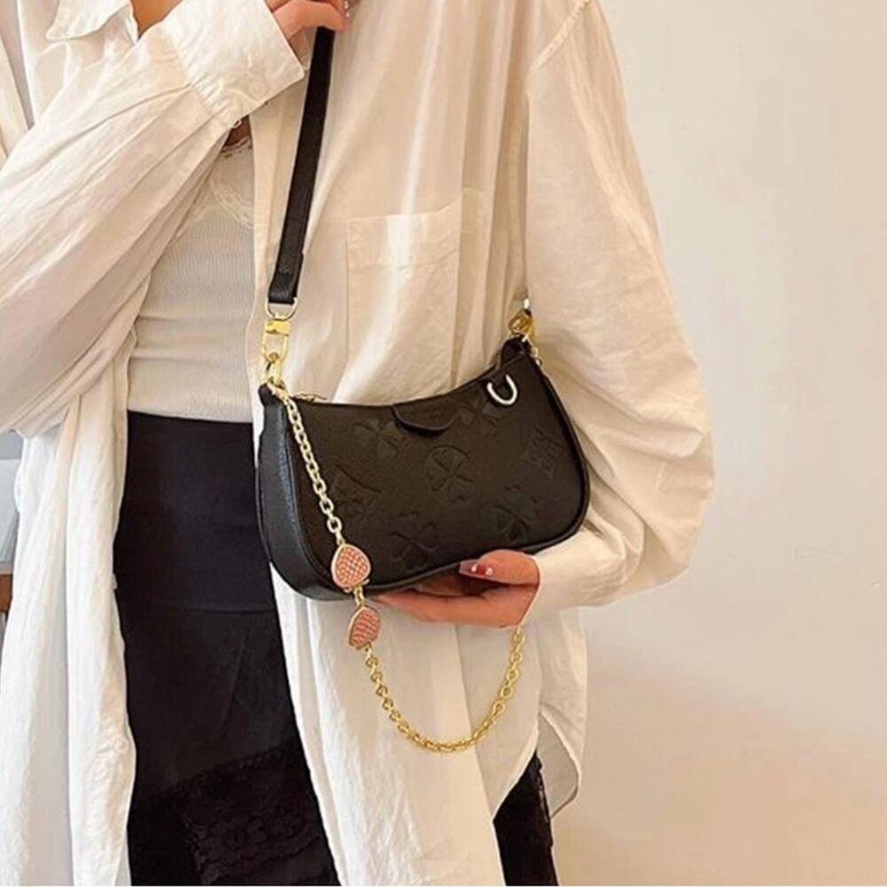 Designer Black Shoulder Crossbody Bag